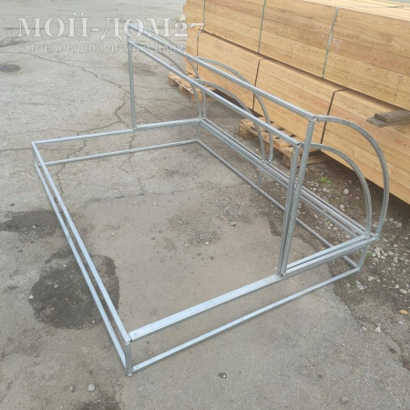 Каркас парника Хлебница 2 метра | Мой-Дом27 | Размер 1,4м*2м*0,9м
Возможность открытия с любой из сторон, а также полностью или для небольшого проветривания